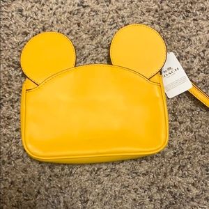 Mickey Mouse coach wristlet